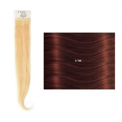 Extensões lisas (cm40/45) com adesivo Cor Natural NC| SHE