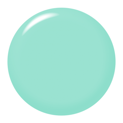 Esfera azul-turquesa brilhante redonda