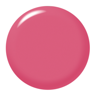 Esmalte de unhas rosa brilhante em forma circular