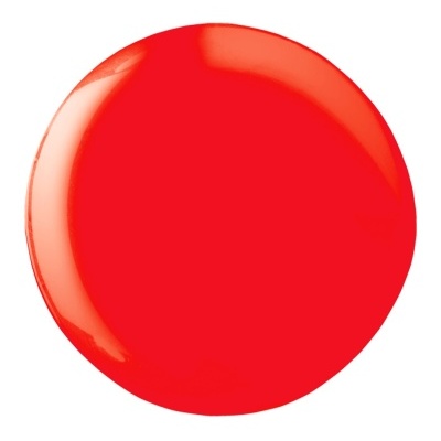 Bolinha lisa vermelha brilhante sobre fundo branco