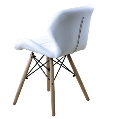 ItalianDesign CADEIRA EIFFEL QUILTED WHITE