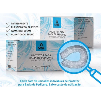 Mutual Smile Proteção Bacia Pedicure 90cm 50 unidades