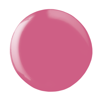 Amostra circular de verniz cor-de-rosa brilhante