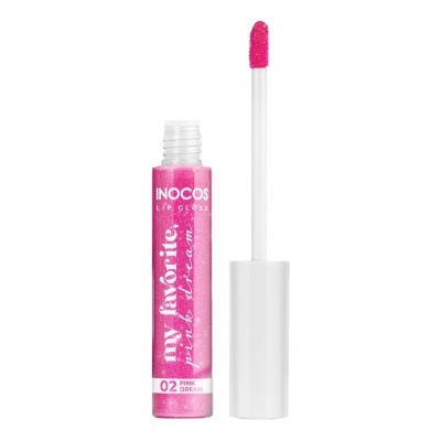 Lip Gloss 02 Pink Dream 8ml - Inocos Coleção de Natal "A minha coisa favorita"