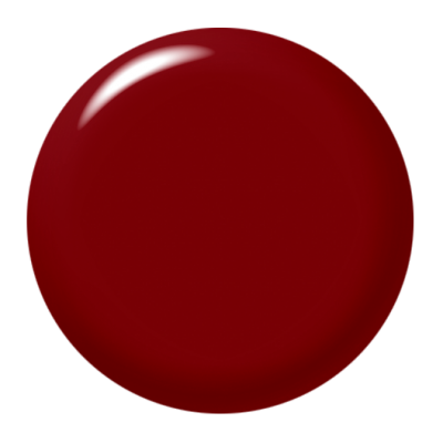 Esfera vermelha brilhante sobre fundo branco