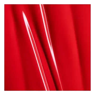 Tecido vermelho brilhante com reflexos de luz