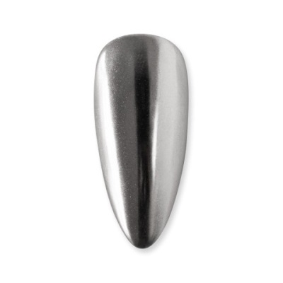 Caneta Unhas Chrome Illusion Andreia Mirror Silver Nail Art