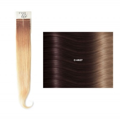 Extensões lisas (cm55/60) com adesivo Ombré OL | SHE Hair Extensions