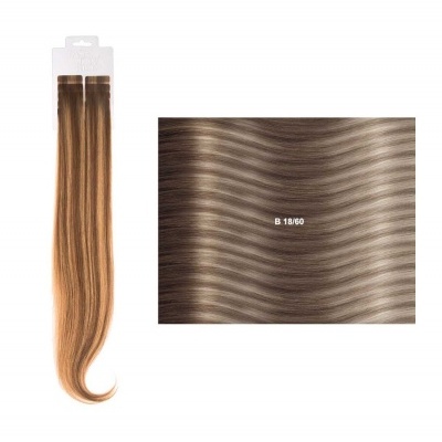 Extensões lisas (cm45/50) com adesivo Balayage BM | SHE Hair Extensions
