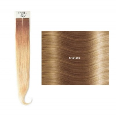 Extensões lisas (cm55/60) com adesivo Ombré OL | SHE Hair Extensions