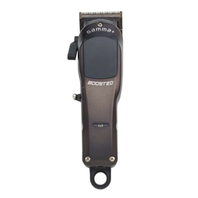 Máquina de cortar cabelo elétrica preta e cinzento escuro Gammax BOOSTED