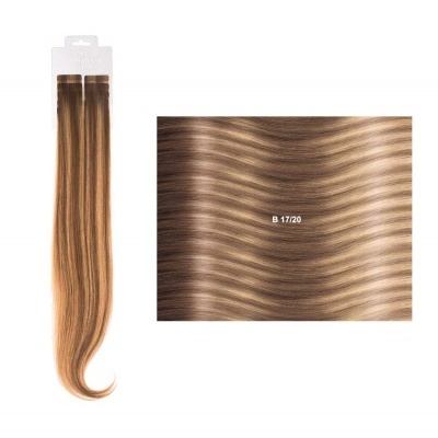 Extensões lisas (cm45/50) com adesivo Balayage BM | SHE Hair Extensions