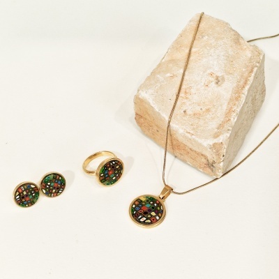 Conjunto Klimt - Aço Inoxidável