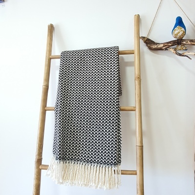 Manta de Ondas - Preto