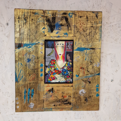 Pintura - Mona Lisa Andy W!!!