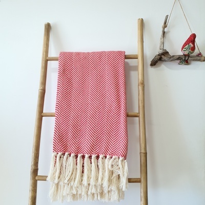 Manta Espinha - Vermelho