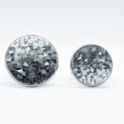 Anel Gaudí - Branco & Preto