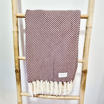 Manta Linha - Bordô