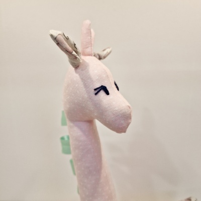 Girafa de tecido - Média
