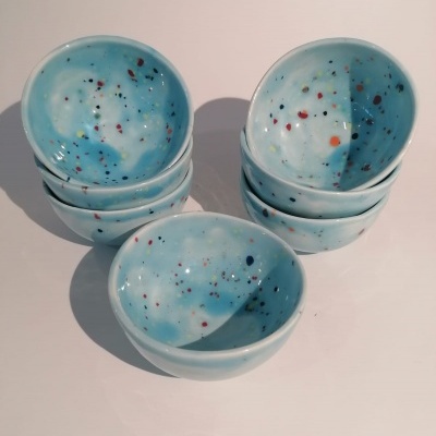 Tigela Salpicos - Azul