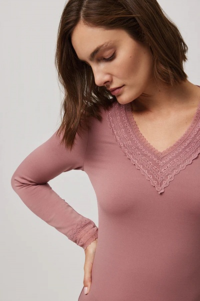 Camisola Térmica Renda - Ysabel Mora - 70012