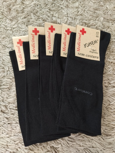 Pack 5 - Meias Homem sem costuras