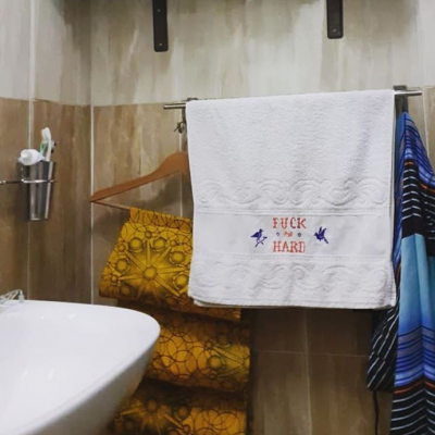 Toalha de rosto FUCK ME HARD