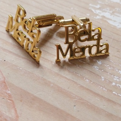 Botões de Punho - Bela Merda