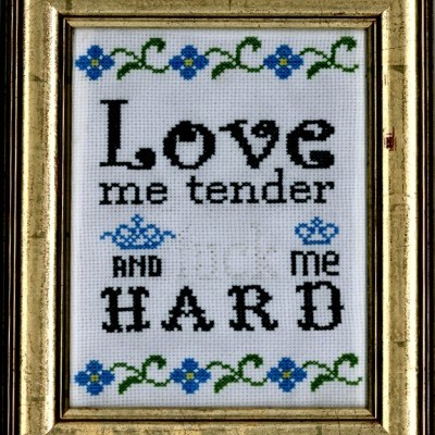 LOVE ME TENDER and FUCK ME HARD