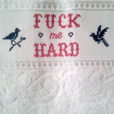 Toalha de rosto FUCK ME HARD