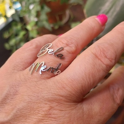 Bela Merda☆ ANEL PRATEADO