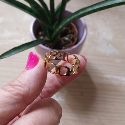 QUESAFODA - ANEL DOURADO