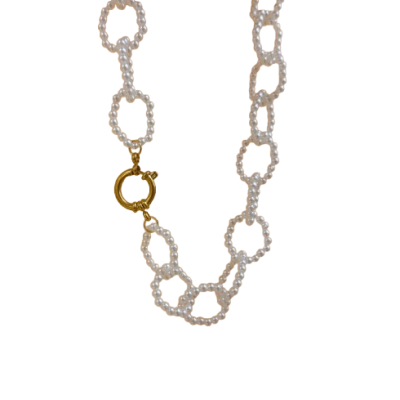 Colar Elos de Pérolas