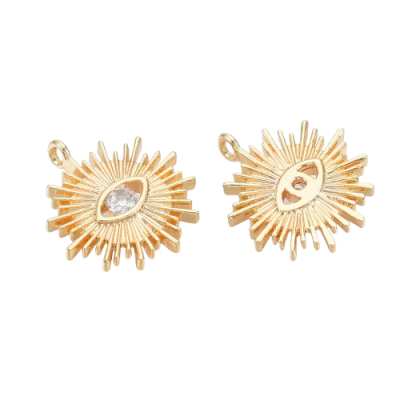 Pendente Olho Sol Zircónia