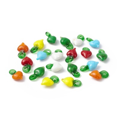 Coração Colorido Vidro