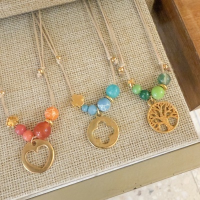 Fio Ajustável Contas e Pendente