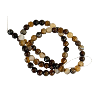 Fiada Contas 6mm Pedra