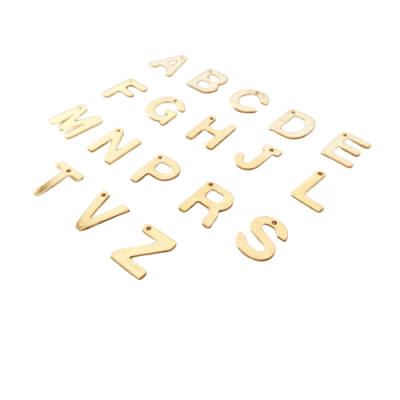 Letra Desenhada Dourada