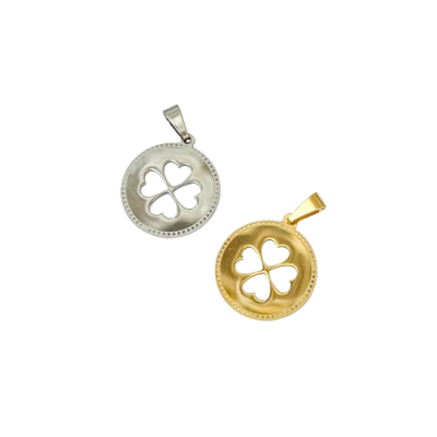 Medalha Trevo Recortado