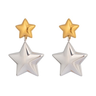 Brincos Duo Estrelas