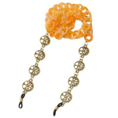 Corrente de Óculos Manga Árvores