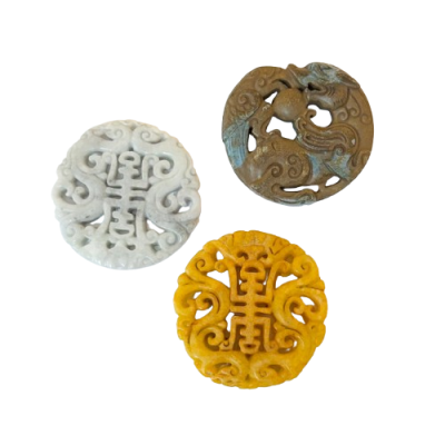 Medalhão Pequeno Jade