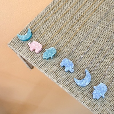 Fio Elefante Hamsá Lua