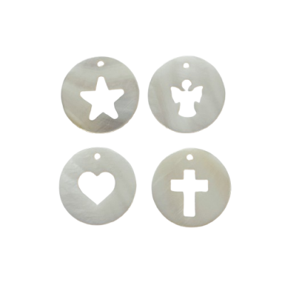 Medalha Madrepérola Recortada