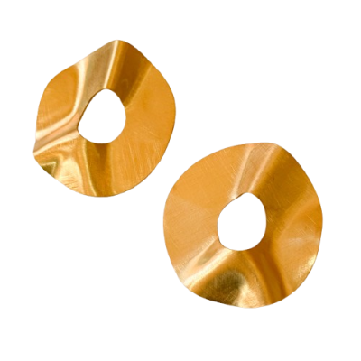 Brincos Donut Ondulado