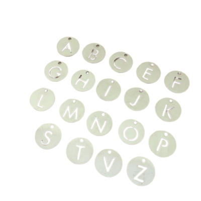 Medalha Pequena Letra Aço