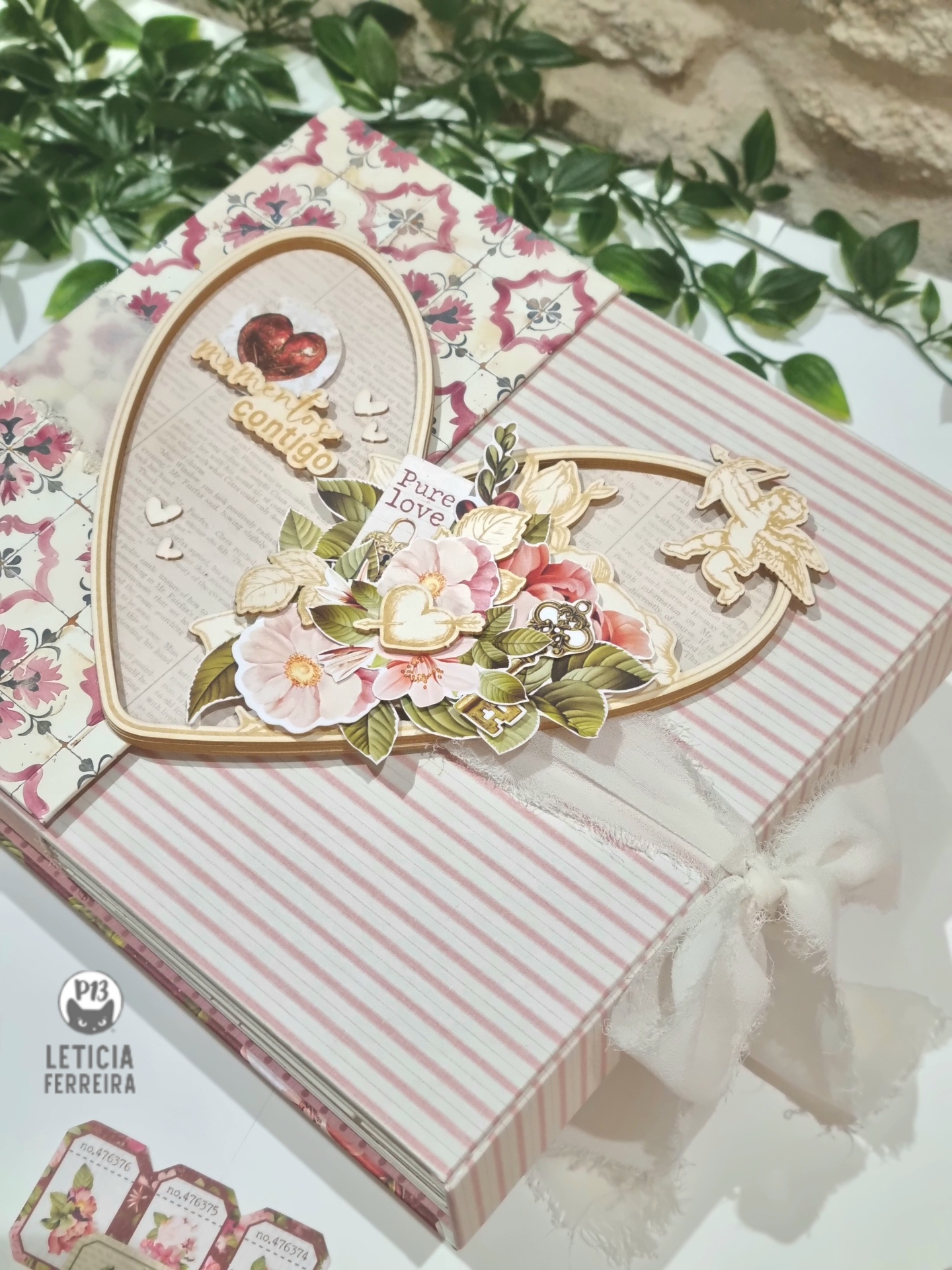 Shaker Coração Light Chipboard LOVE STORIES P13 PAPER PRODUCTS