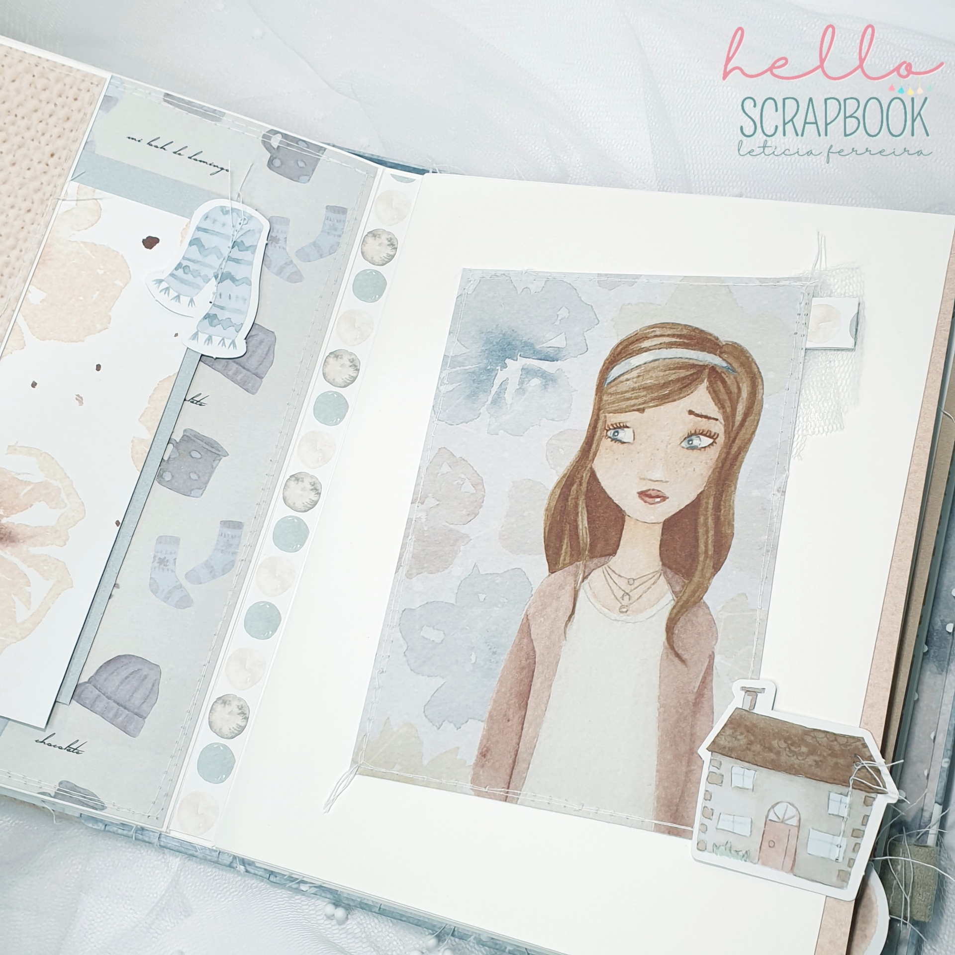 Álbum Fotos Scrapbook Alma