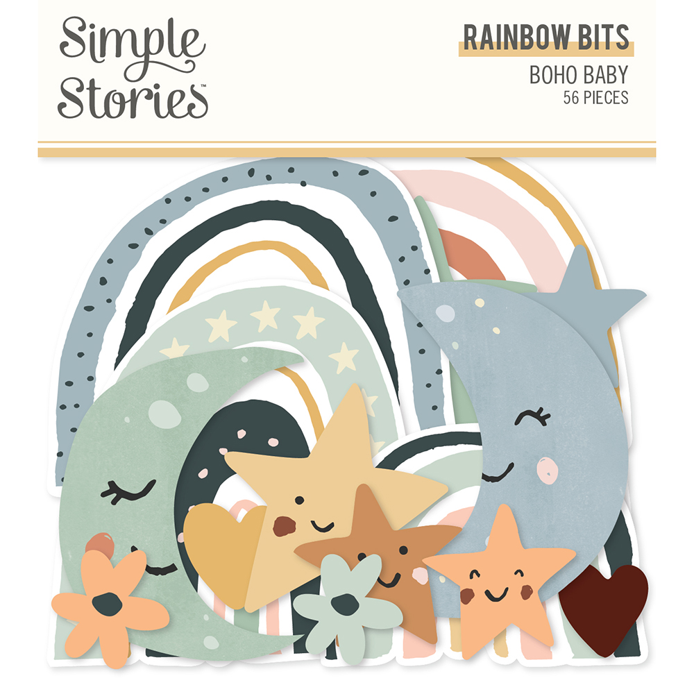 Rainbow Bits Boho Baby Simple Stories