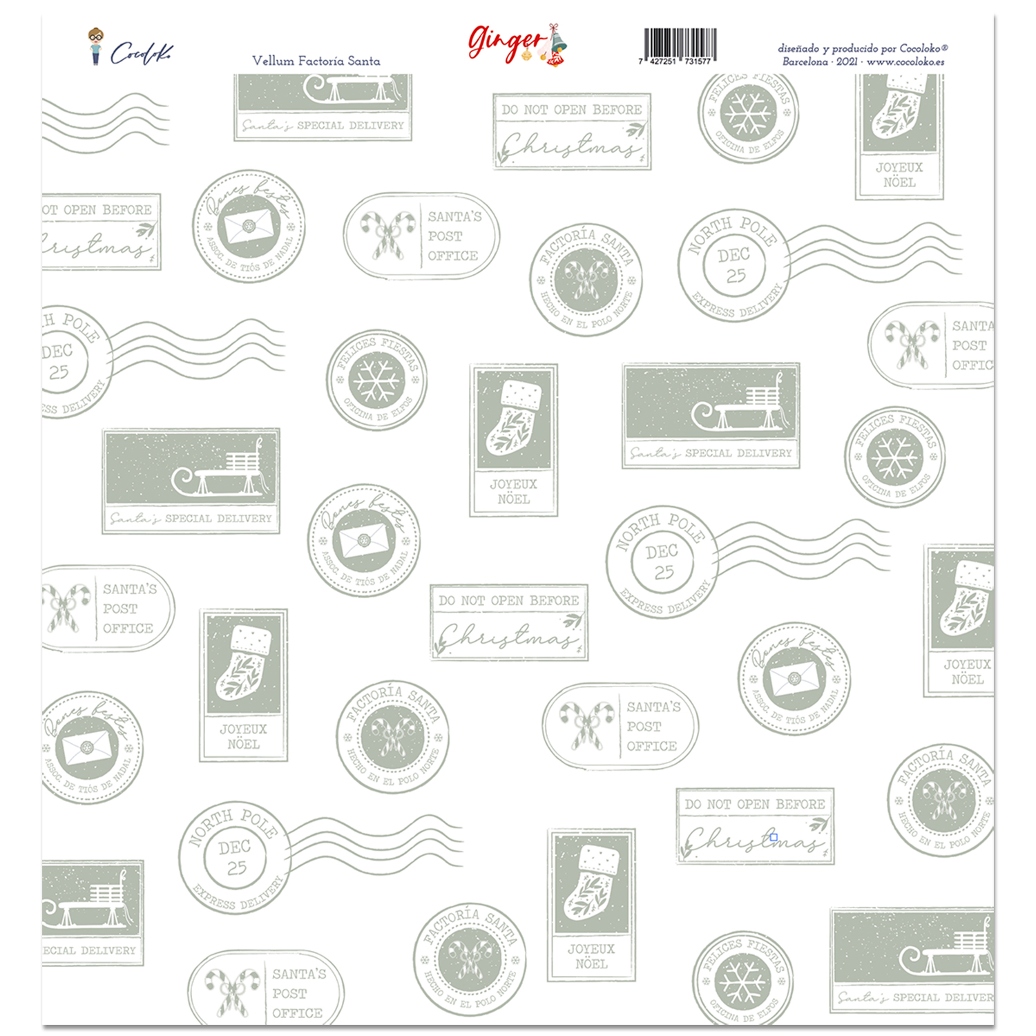 Vellum Factory Santa Ginger Cocoloko